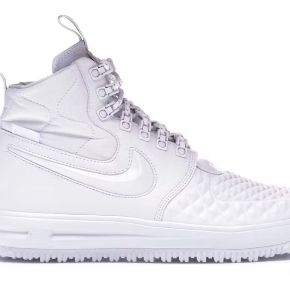 Nike Air Force 1 Duckboot Mid Triple White Weatherized Boots Men’s